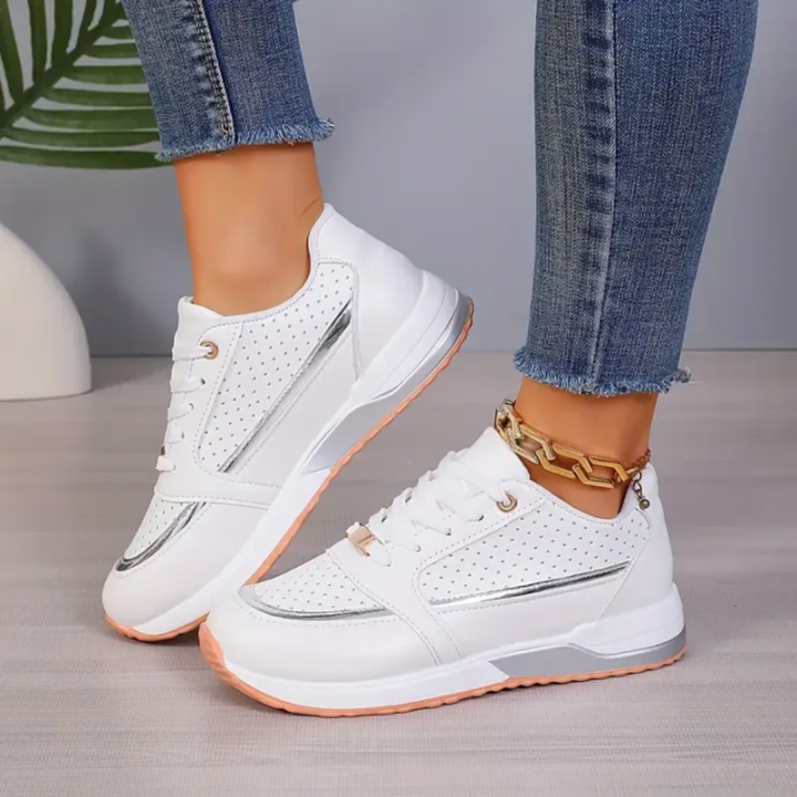 Stylowe damskie sznurowane buty do biegania | Zwykły